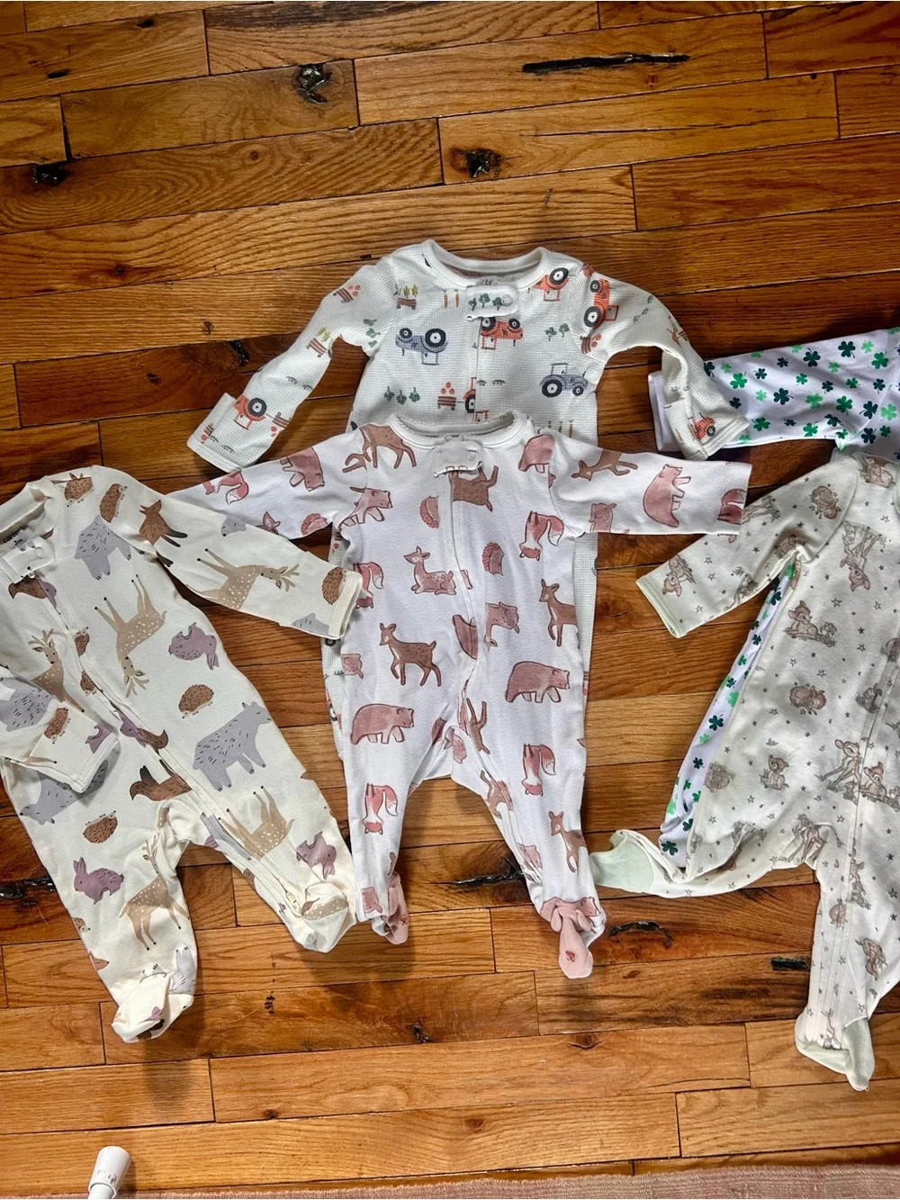 Bundle of 5 Unisex 3 Month Onesies